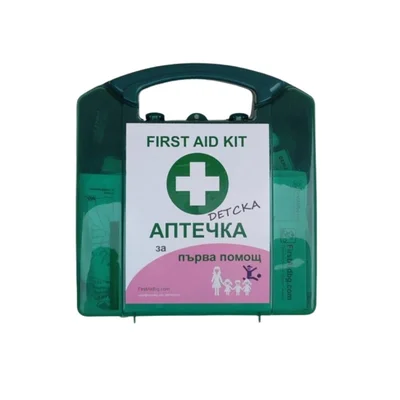 First aid kit, children's, equipped