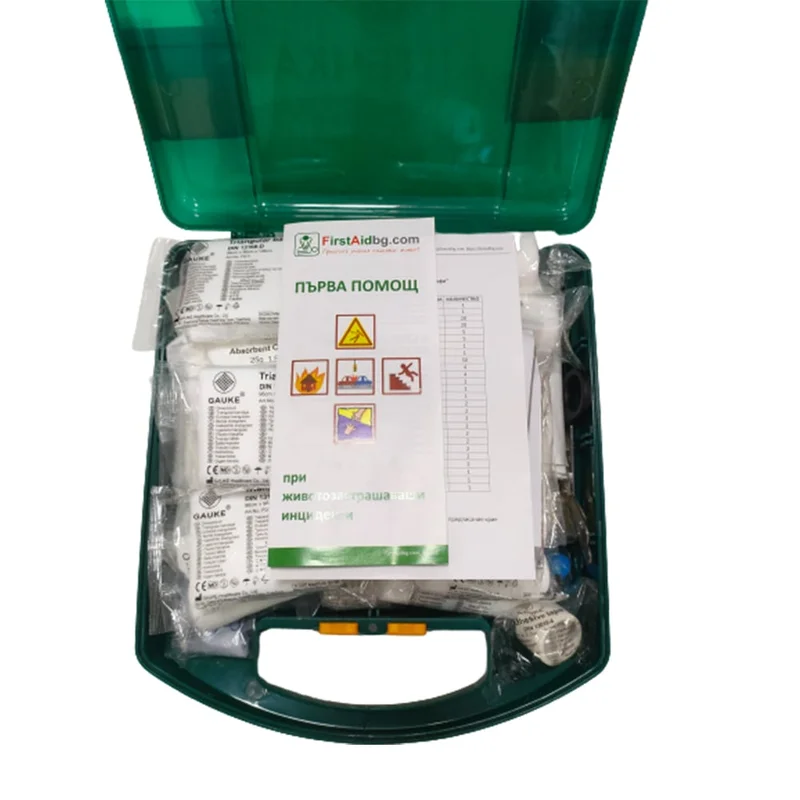 First aid kit, children's, equipped