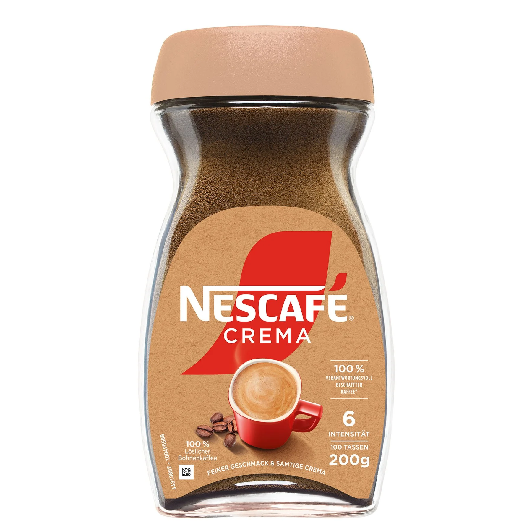 Nescafe Instant coffee Classic Crema, 200 g, jar