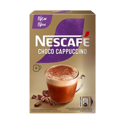Nescafe Instant coffee Cappuccino Choco, 13.5 g, 8 pcs