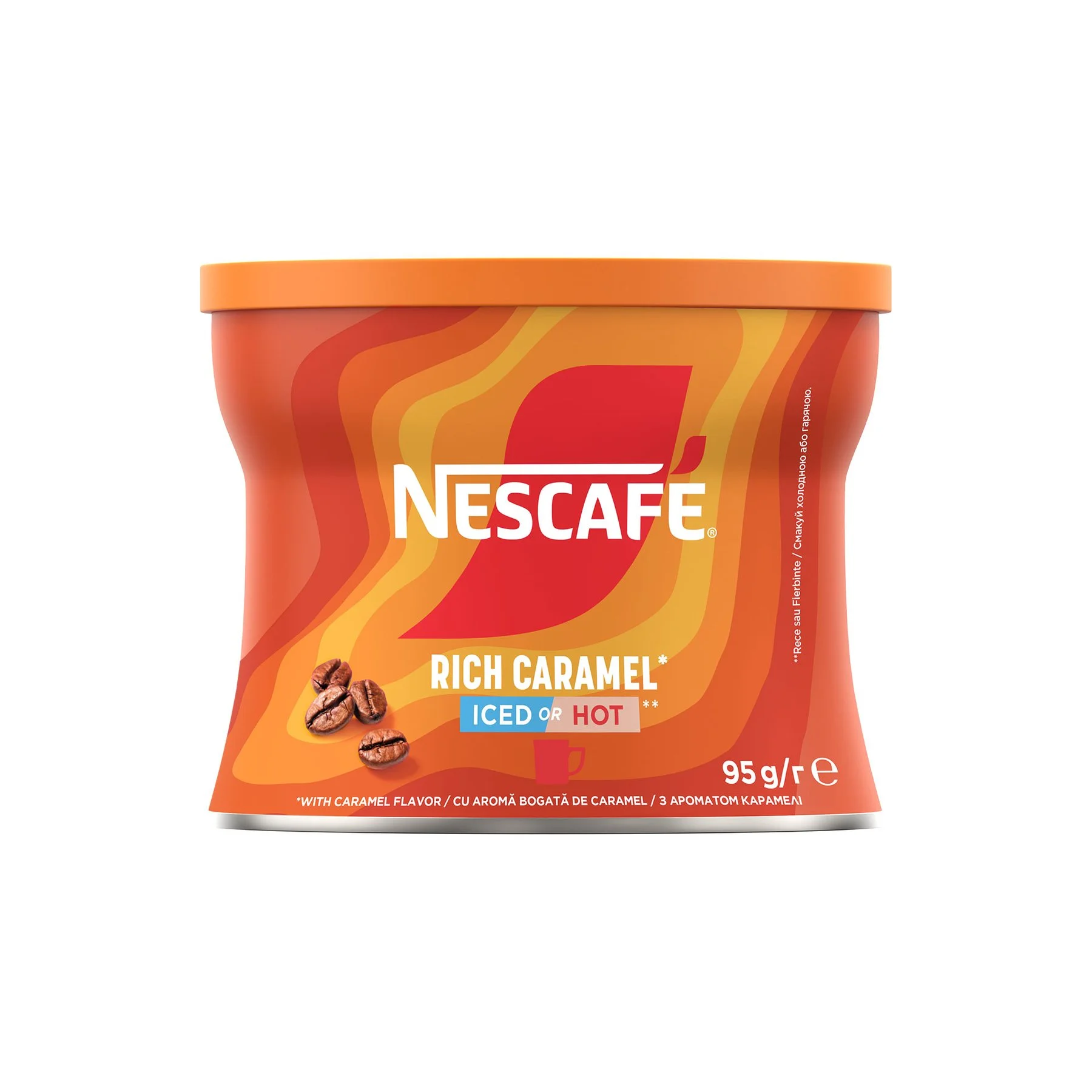 Nescafe Classic Instant Coffee, Caramel, Tin, 95 g