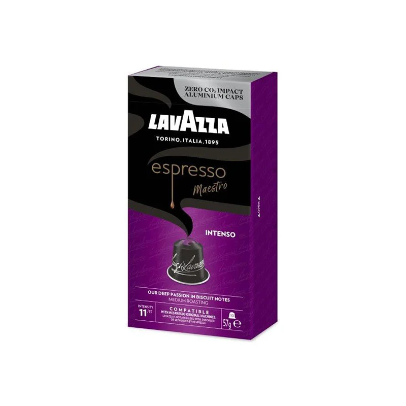 Lavazza Coffee Capsules Intenso Nespresso, standard, aluminium, 10 pcs
