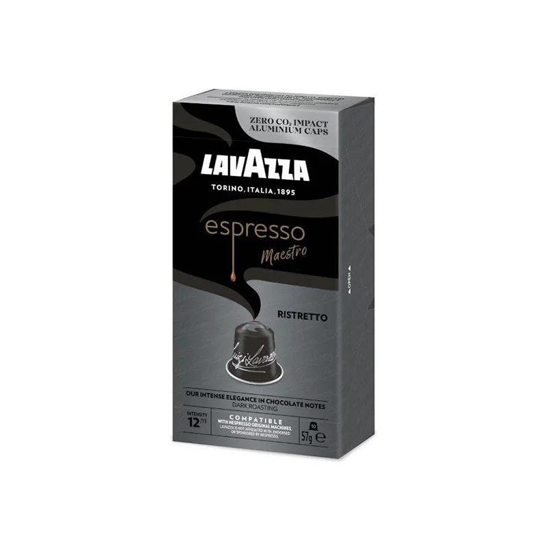 Lavazza Coffee capsule Ristretto Nespresso, standard, aluminum, 10 pcs