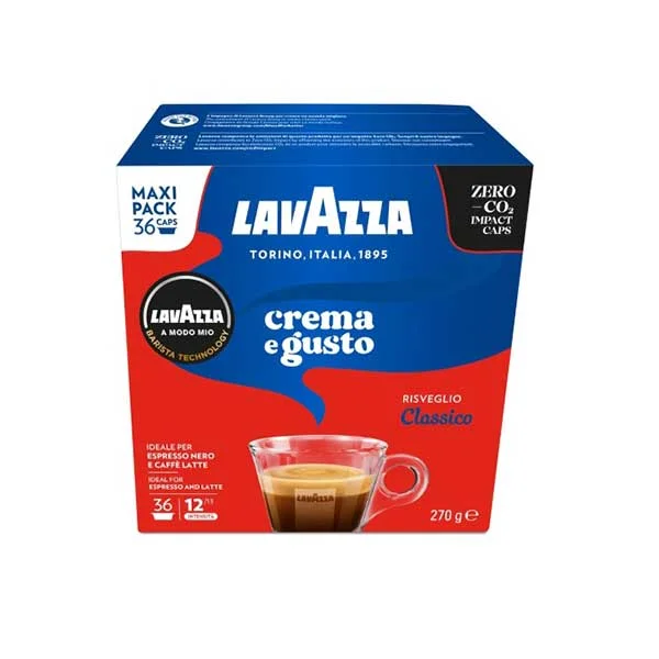 Lavazza Coffee capsule A Modo Mio, Crema e Gusto, 36 pieces