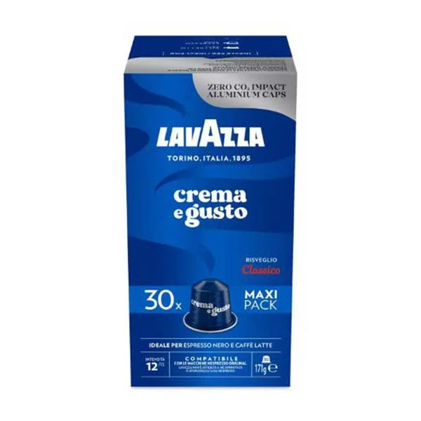 Lavazza Nespresso coffee capsules, Crema e Gusto, standard, 30 pcs