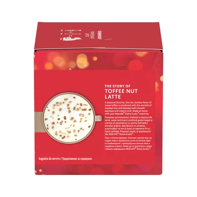 Coffee capsule Starbucks Dolce Gusto Toffee Nut Latte, Limited Edition, 12 capsules for 6 drinks