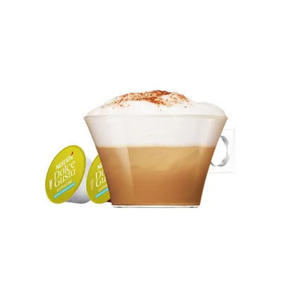 Nescafe Dolce Gusto Coffee Capsules Cappuccino Skinny Unsweetened, 16 Pieces