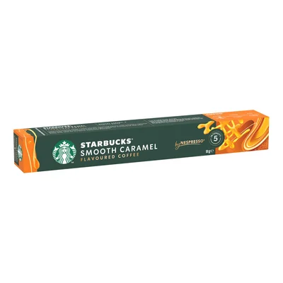 Starbucks Coffee Capsules Smooth Caramel, for Nespresso, 10 Pieces