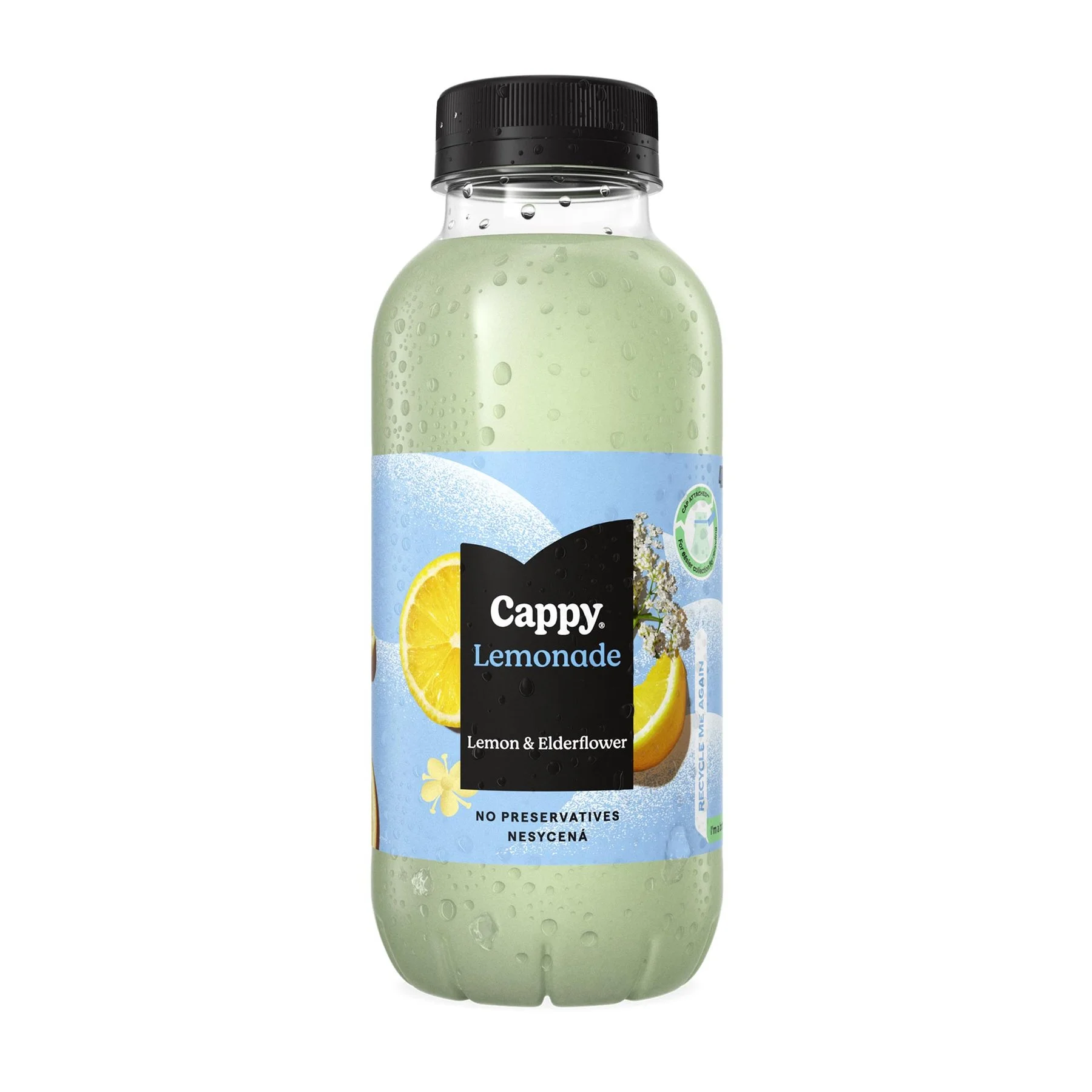 Cappy Lemonade, lemon and elderflower, 0.4 L