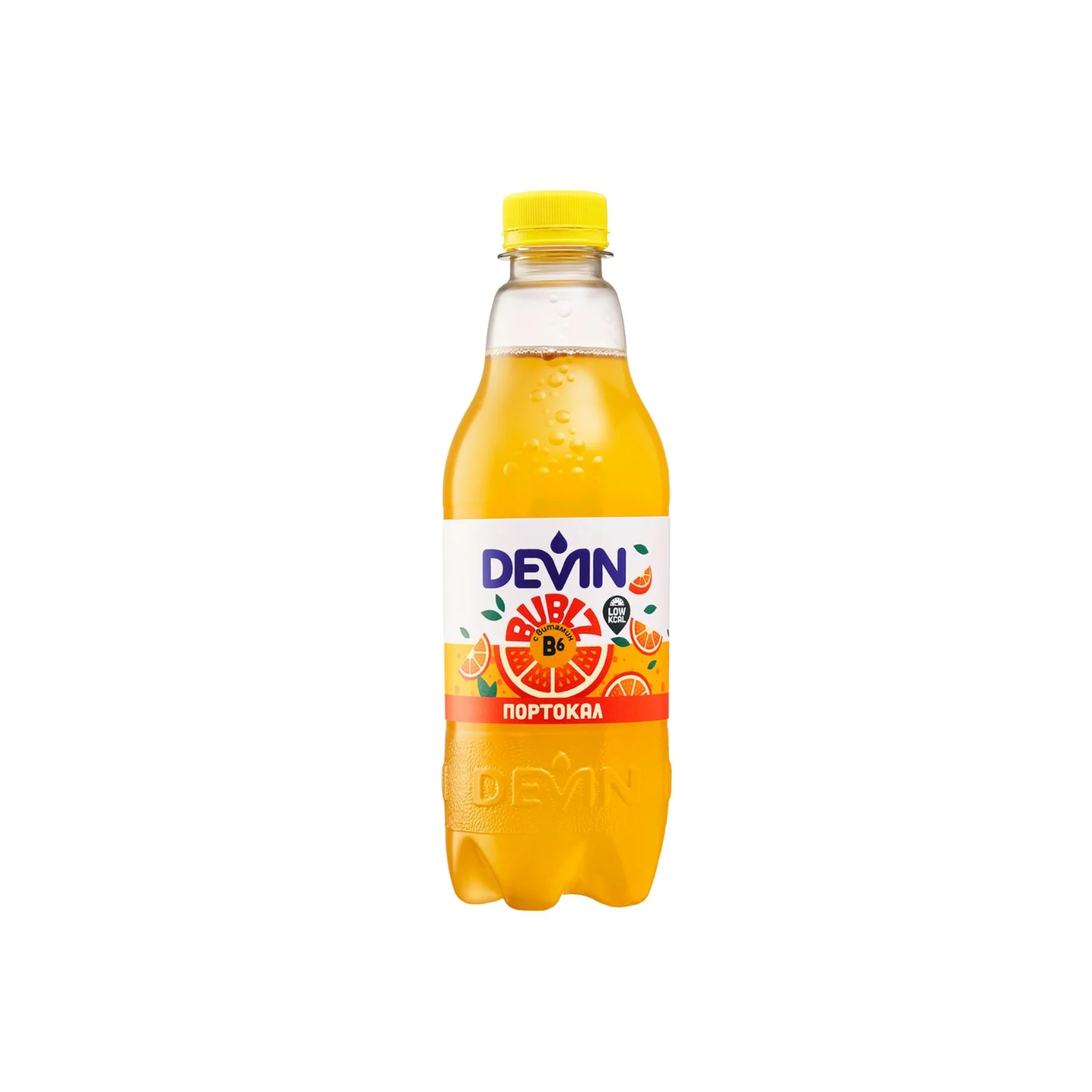 Devin Bublz Sparkling Drink, orange, 450 ml