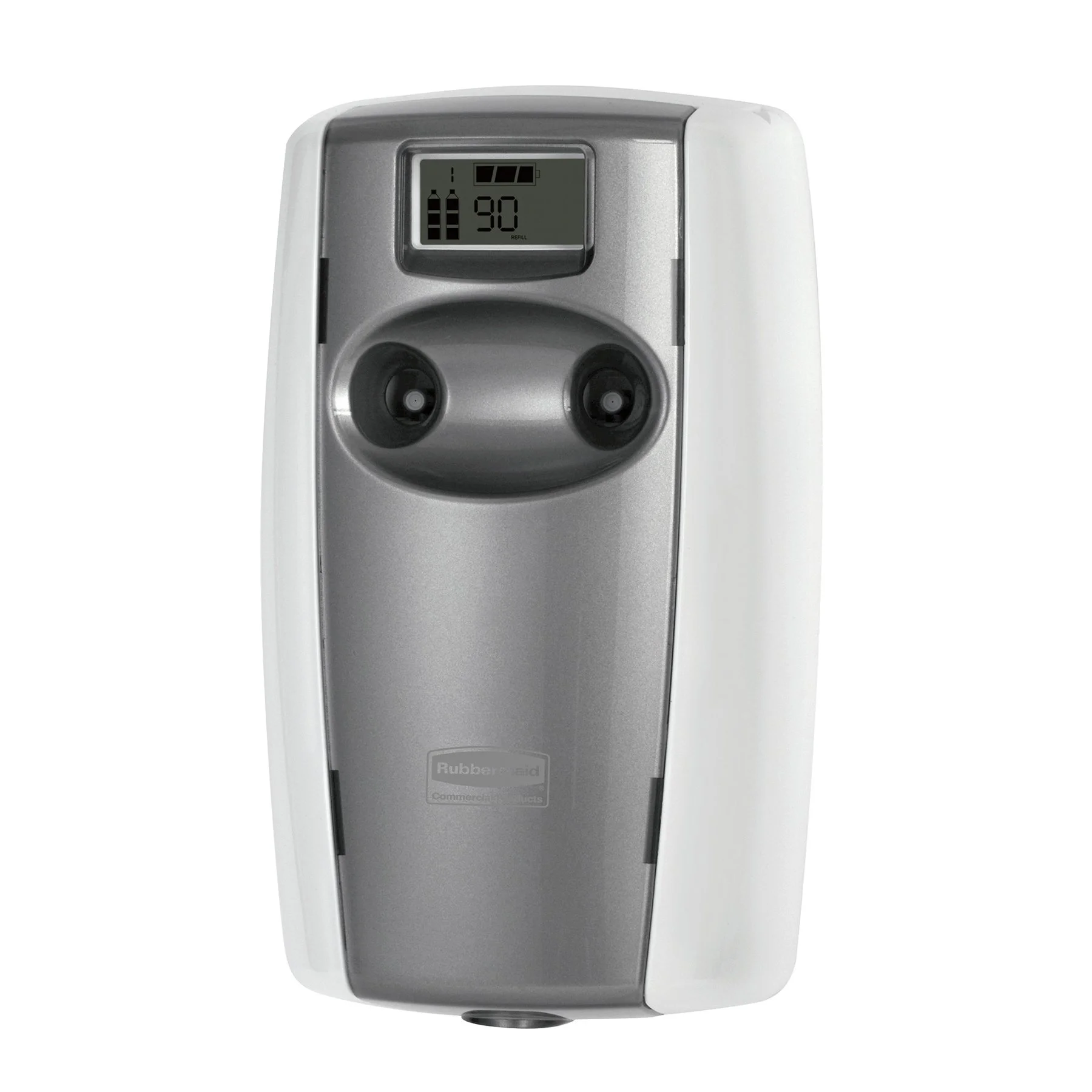 Rubbermaid Microburst Duet air freshener dispenser, white and grey