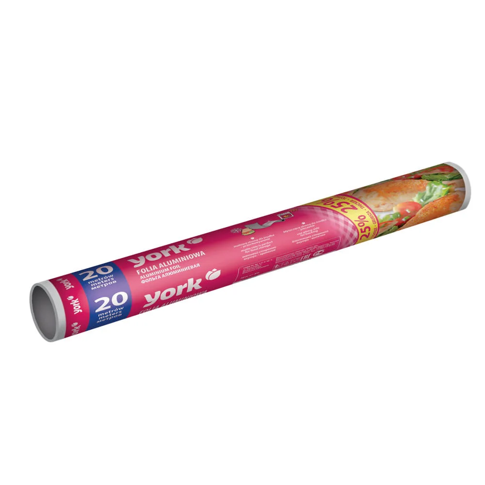 York Aluminum foil, on roll, width 28 cm, length 10 m