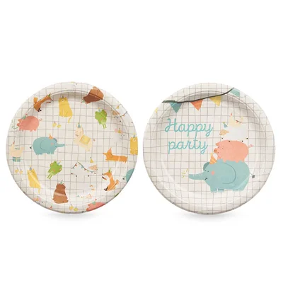 Картонени чинии Arte Regal Happy Party, 22 cm, 6 броя