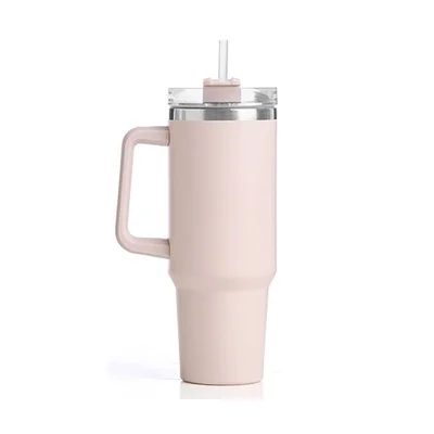 Tumbler Kinvara, with handle and straw, 1200 ml, assorted