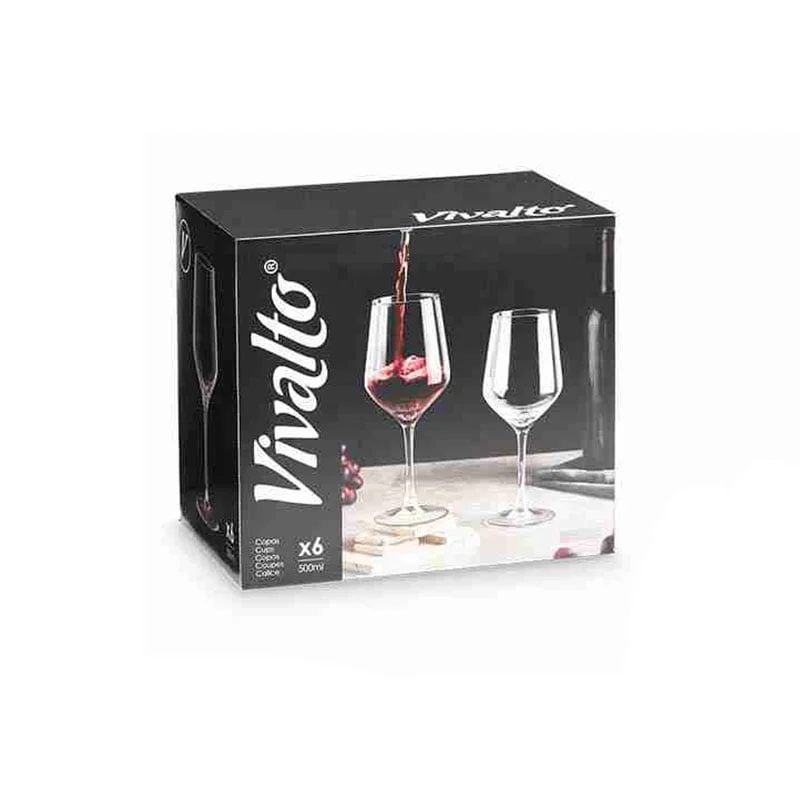 Чаша за вино Vivalto, 500 ml, 6 броя