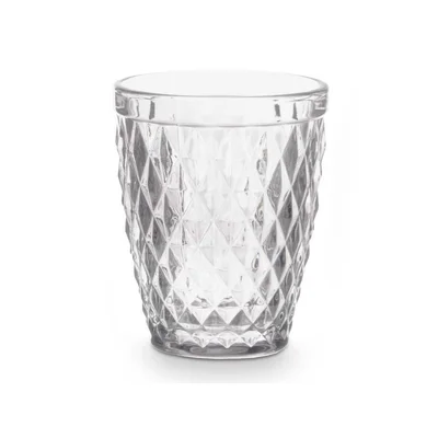 Чаша Vivalto, стъклена, диамантен релеф, 250 ml