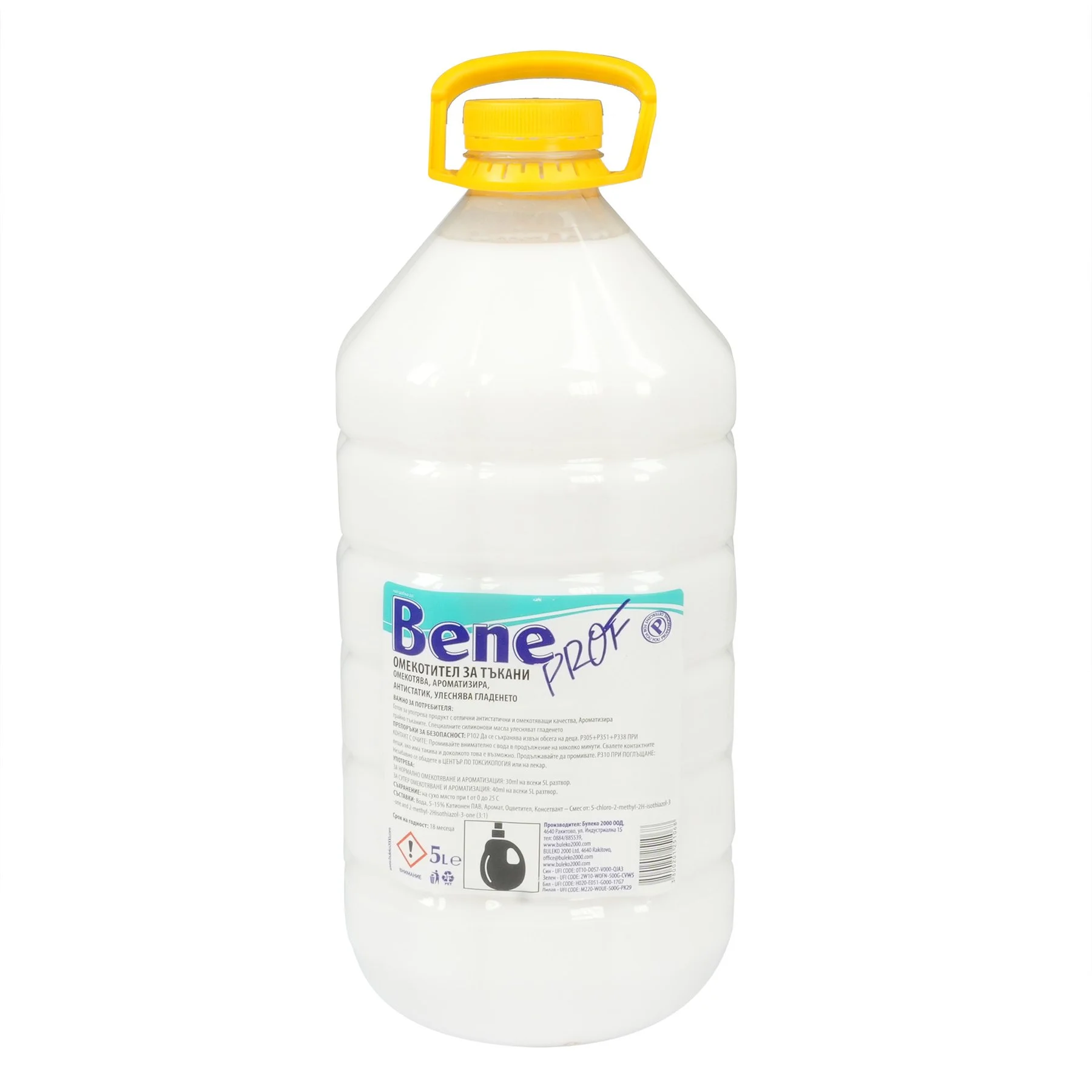 Fabric softener Bene Professional, 5 l