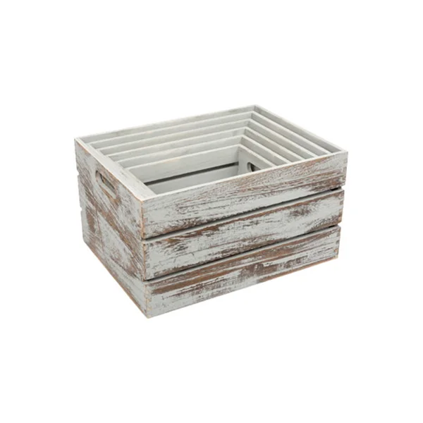 Small Foot Box, wooden, gray, 6 pcs