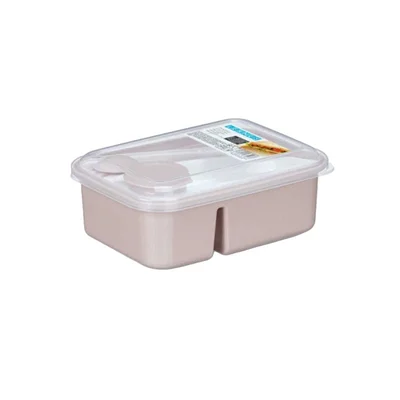 Кутия за обяд Kinvara, с прибори и разделител, 1800 ml, асорти
