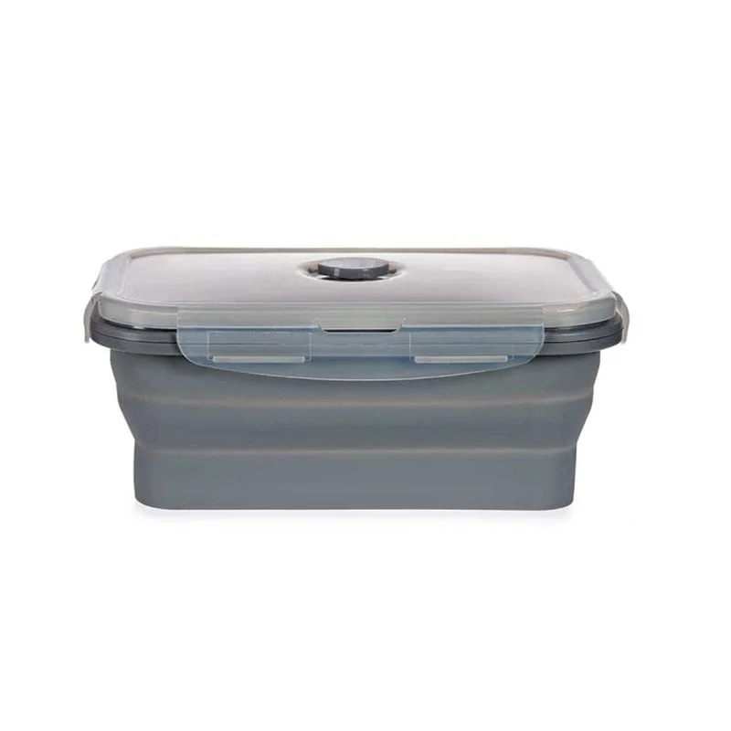 Кутия за обяд Kinvara, сгъваема, 800 ml, антрацит