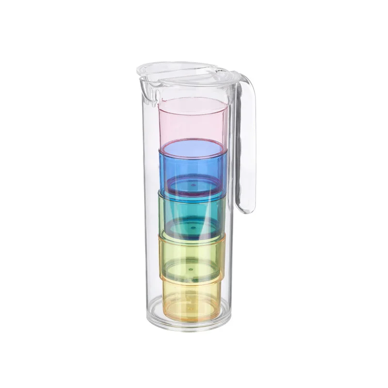 Кана Leknes, в комплект с 4 цветни чаши, 1.6 L