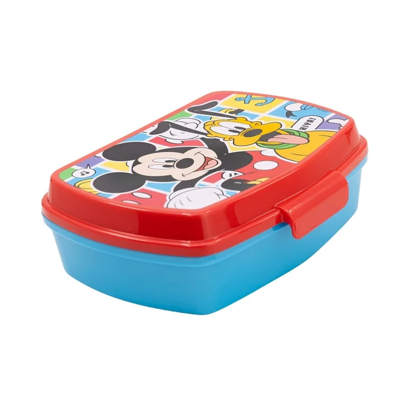 Stor Sandwich Box Mickey Mouse, 5.6 x 14 x 17 cm