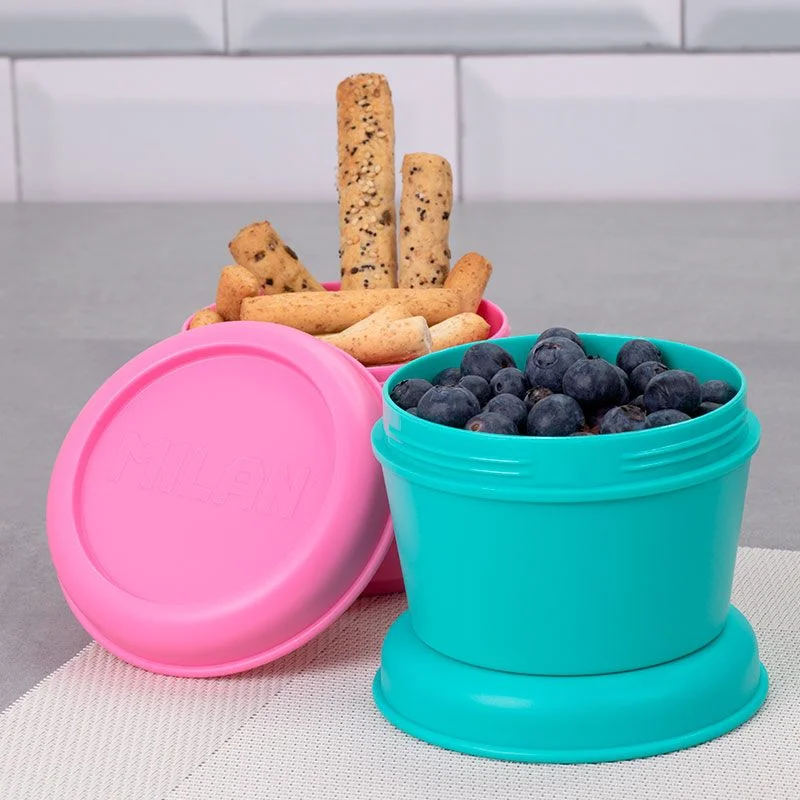 Milan Lunch box Sunset, round, turquoise, 250 ml