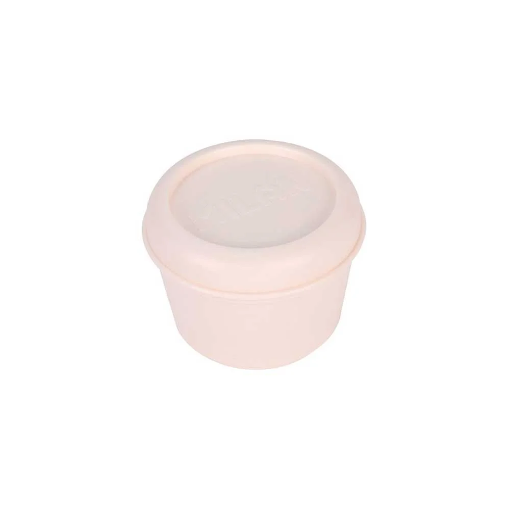 Milan Lunch box 460, round, beige, 250 ml