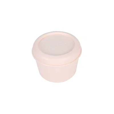 Milan Lunch box 460, round, beige, 250 ml
