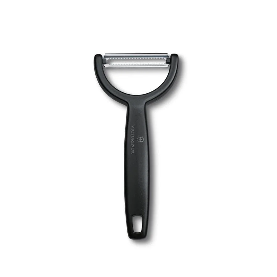 Victorinox Peeler Ypso, double serrated, black