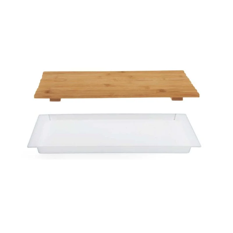 Дъска за рязане на хляб Kinvara, 38 х 27 cm, бяла