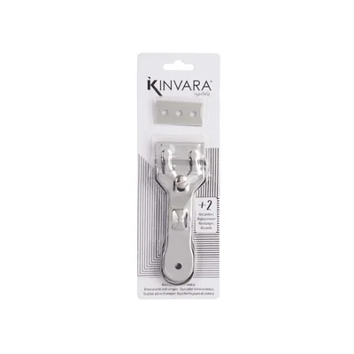 Стъргалка за стъклокерамика Kinvara, с 2 резервни части