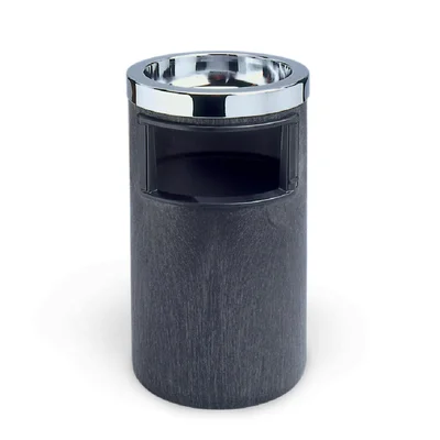 Ashtray Rubbermaid, chrome, 31.8 x 49.5 cm
