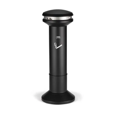 Ashtray Rubbermaid Infinity High, black, 45 х 102 cm