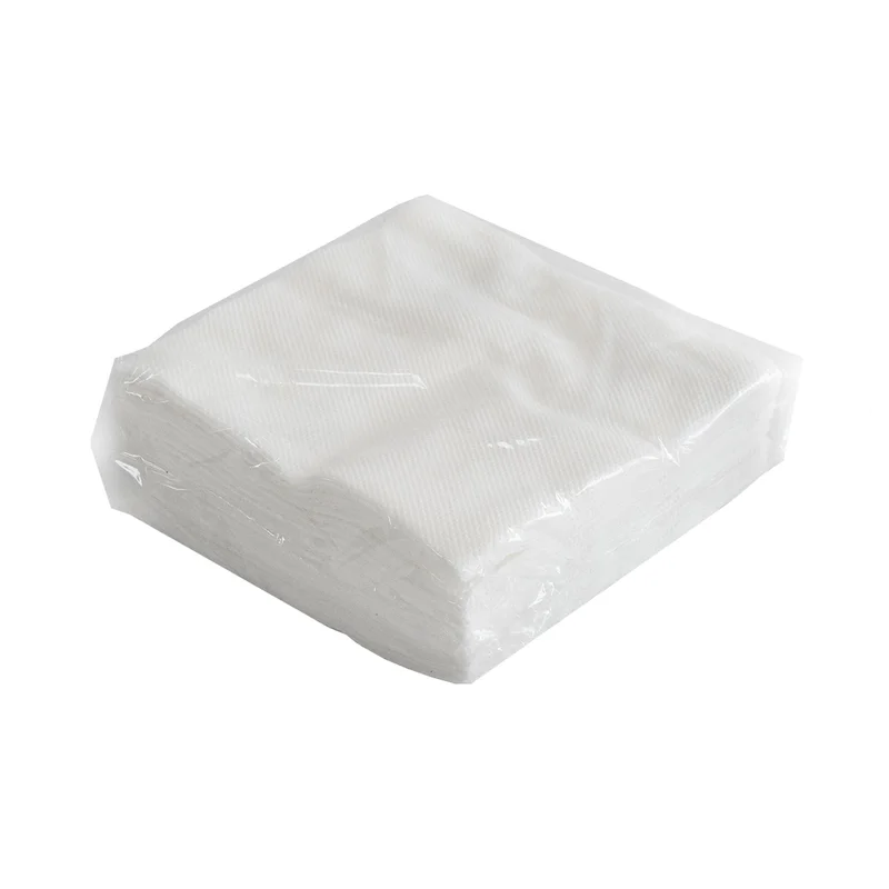 Napkins, cellulose, 33 x 33 cm, single-ply, white, 50 counts