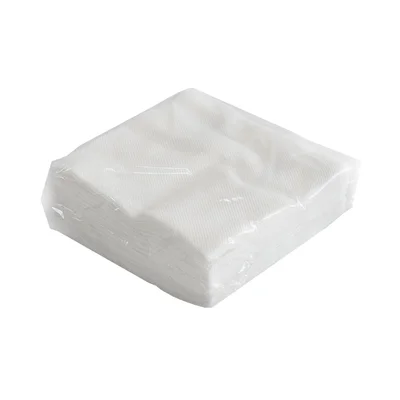 Napkins, cellulose, 33 x 33 cm, single-ply, white, 50 counts