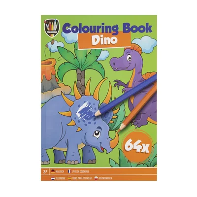 Moxy Coloring Book Dinosaur, A5, 64 pages