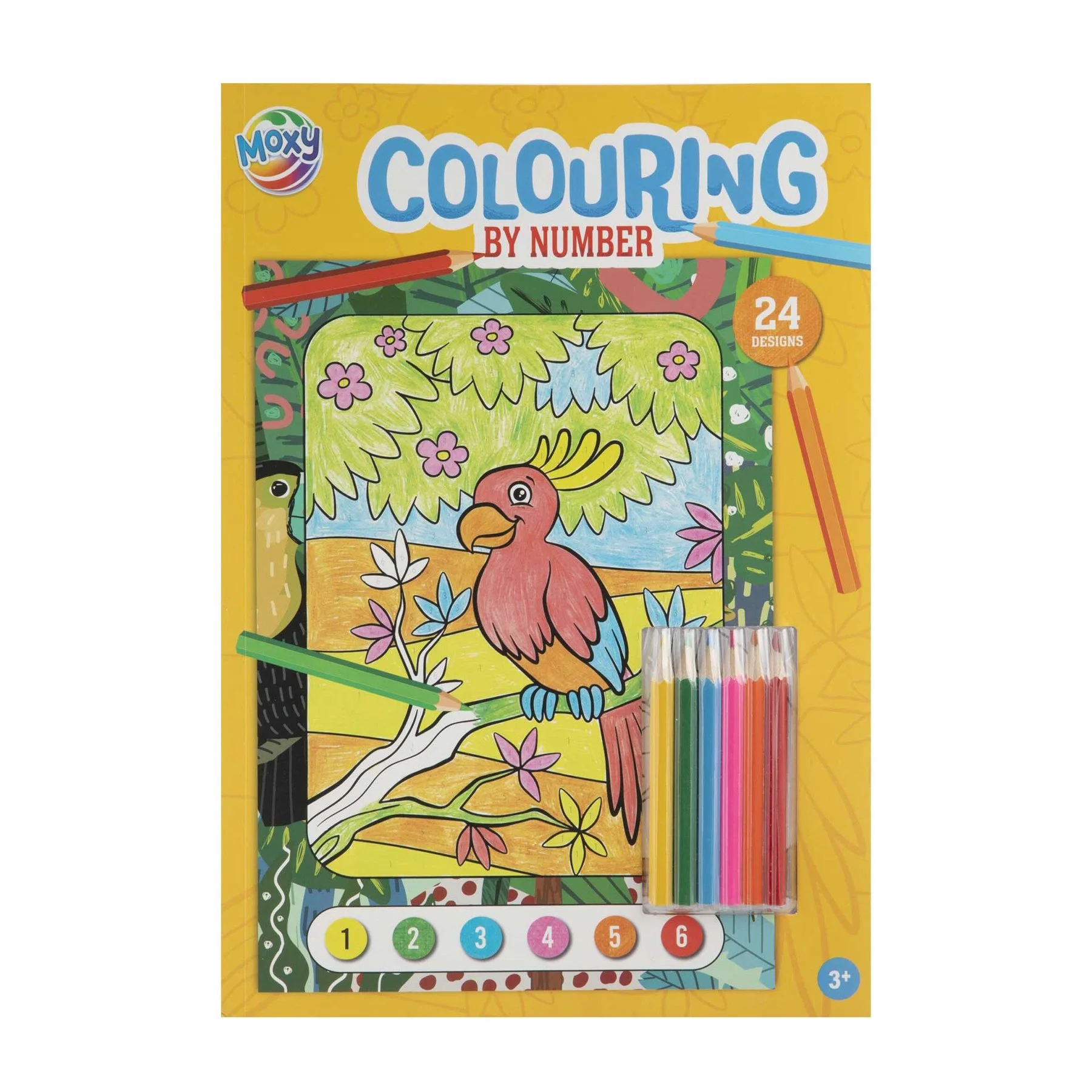 Moxy Coloring book, A4, 24 designs
