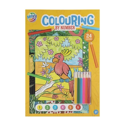 Moxy Coloring book, A4, 24 designs