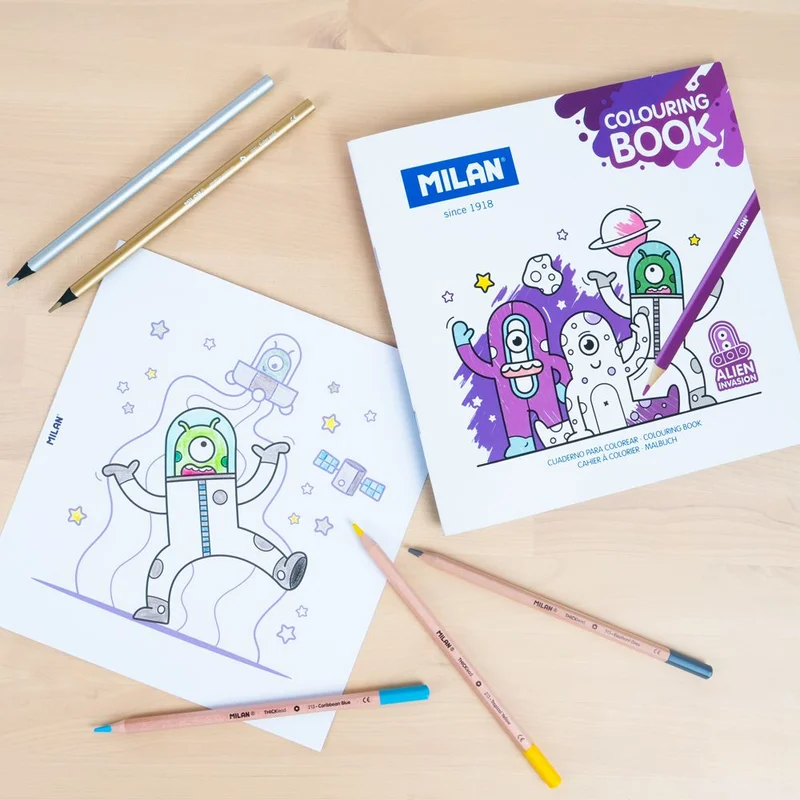 Milan Coloring Book “Alien Invasion”