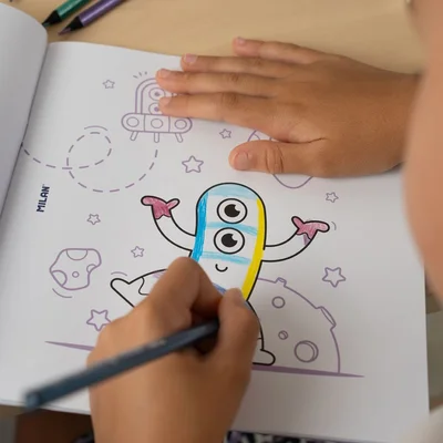 Milan Coloring Book “Alien Invasion”