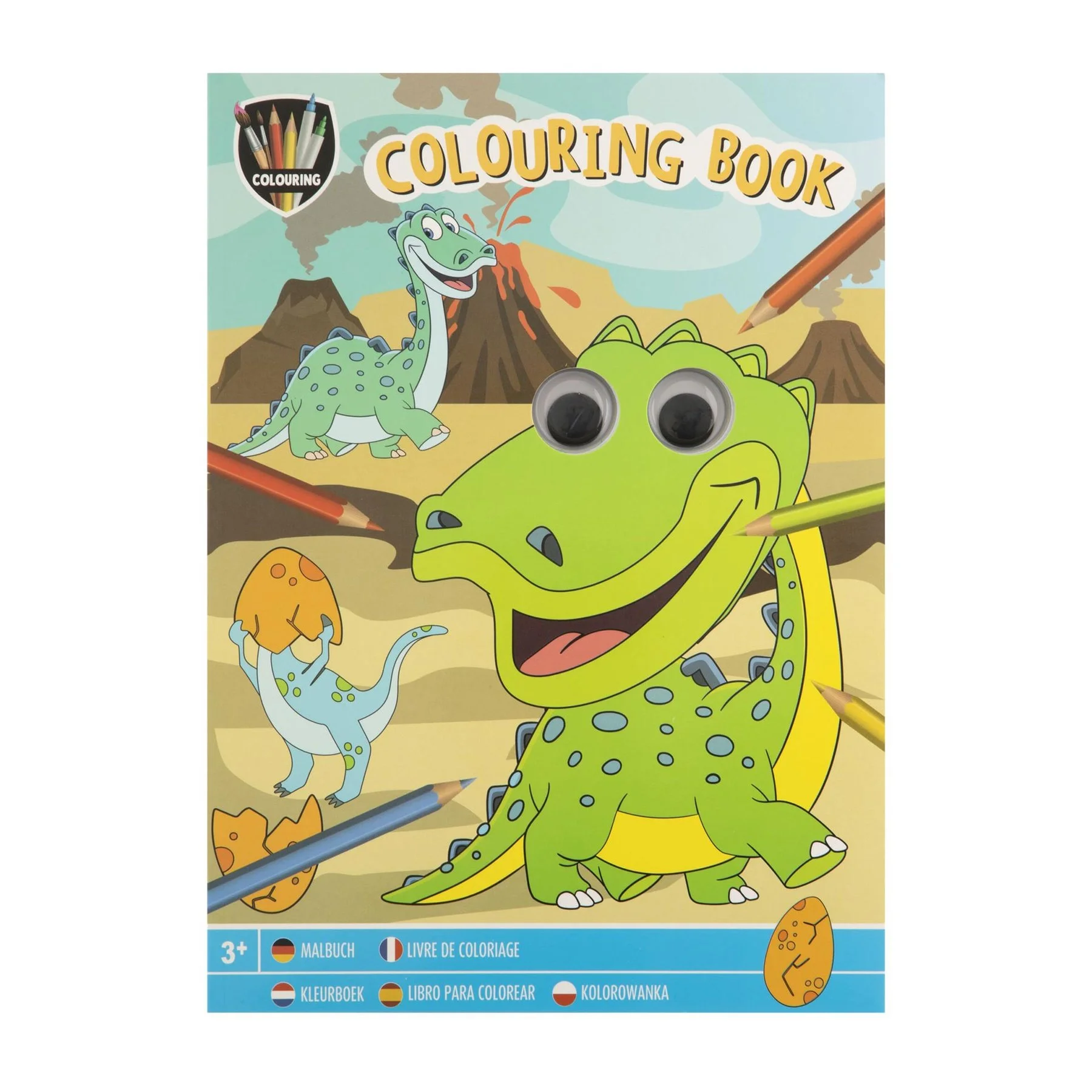 Moxy Coloring book, 20 pages, blue