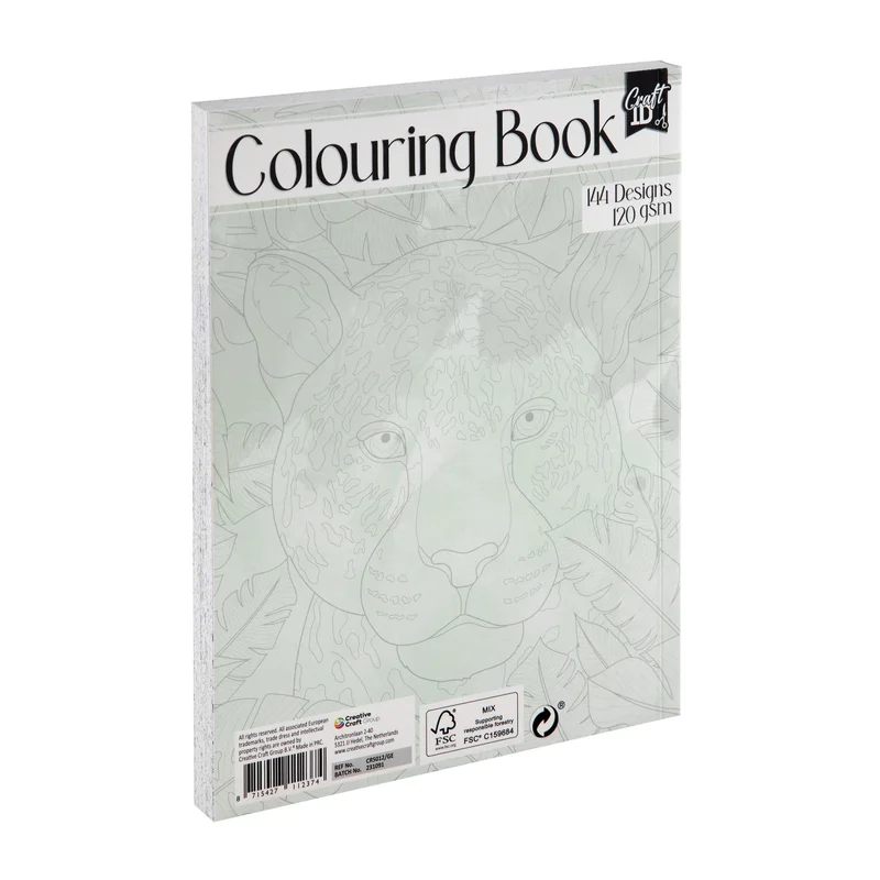 Craft ID Coloring book - Animals, 72 sheets