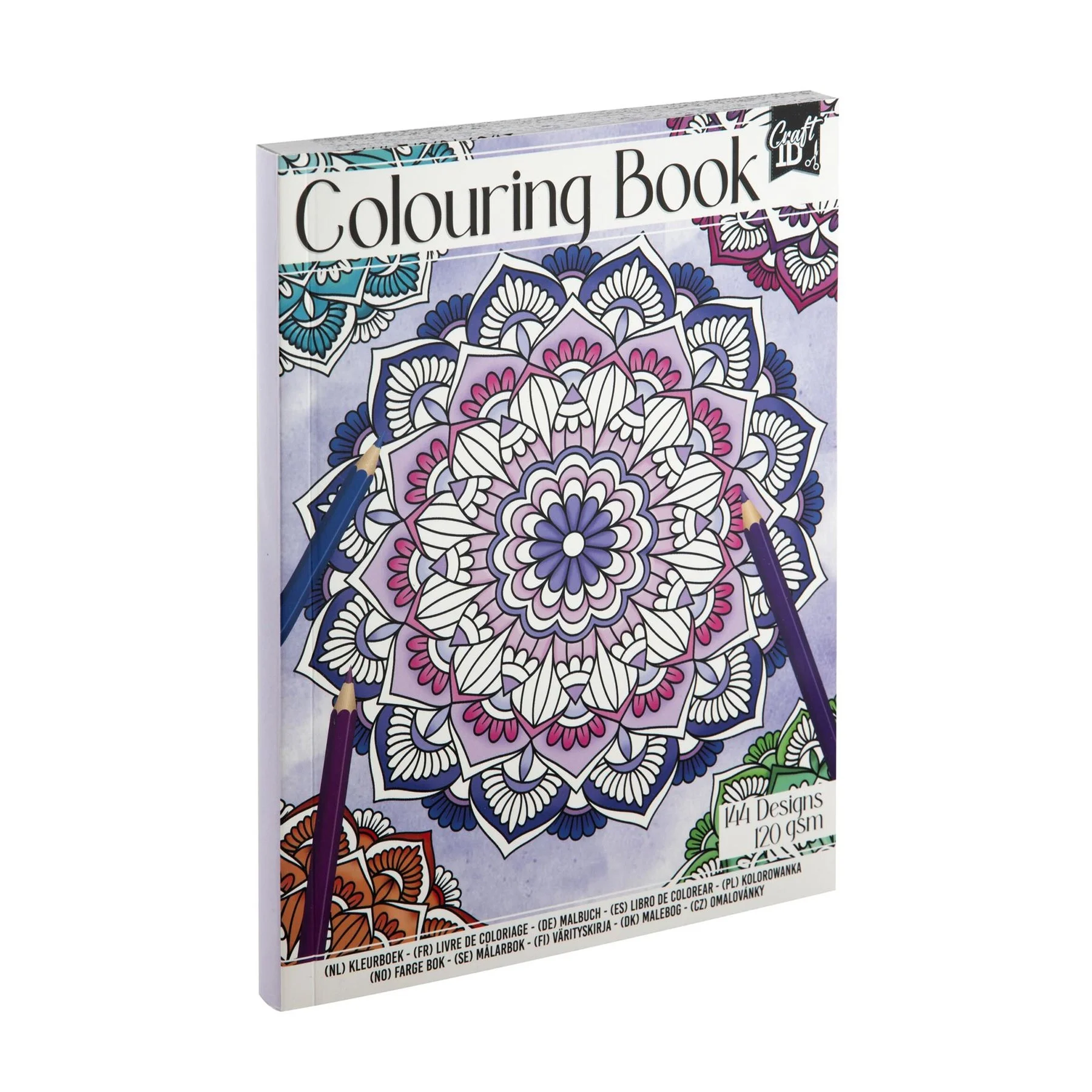 Craft ID Coloring book - Flowers, 72 sheets