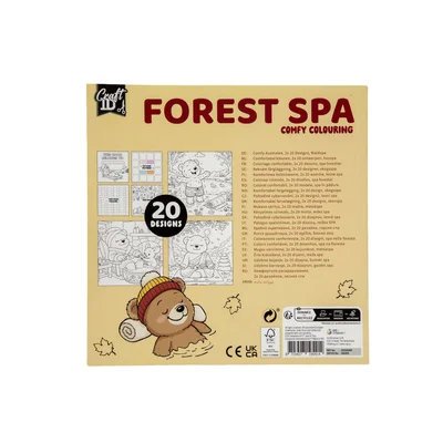 CRAFT ID COMFY COLORING BOOK AUTUMN FOREST SPA