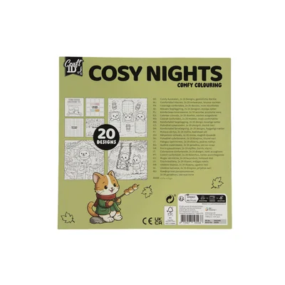 CRAFT ID COMFY COLORING BOOK AUTUMN COZY EVENINGS