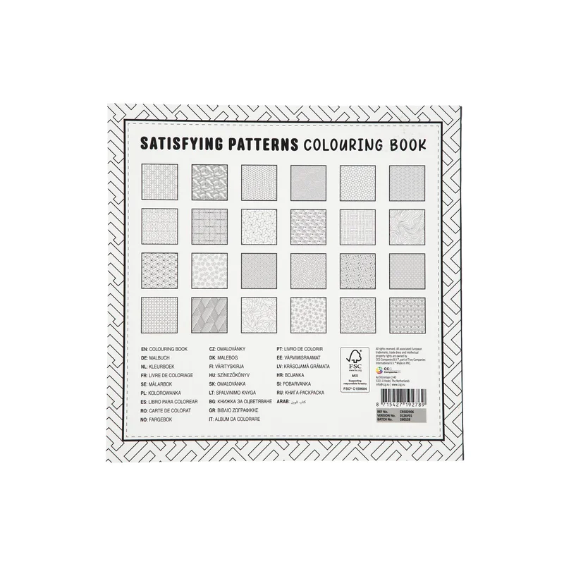 CRAFT ID SHAPES COLORING BOOK BLUE
