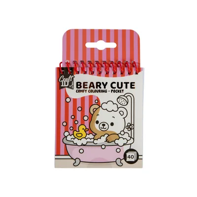 CRAFT ID COMFY COLORING MINI BOOK BEARY CUTE