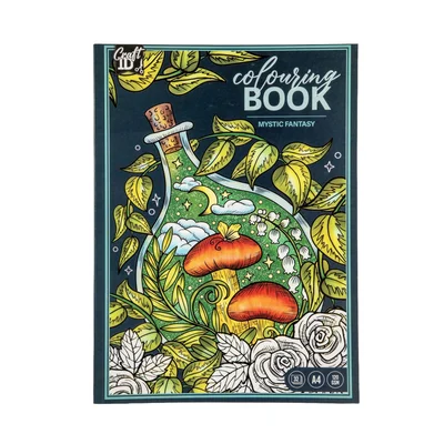 CRAFT ID COLORING BOOK 32 SHEETS FANTASY