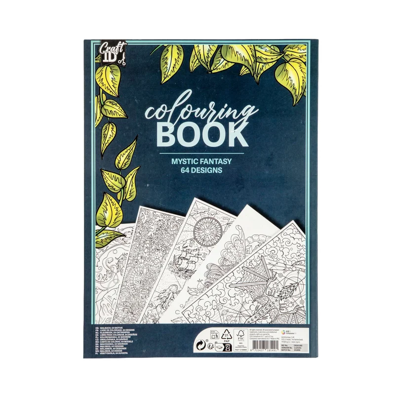 CRAFT ID COLORING BOOK 32 SHEETS FANTASY